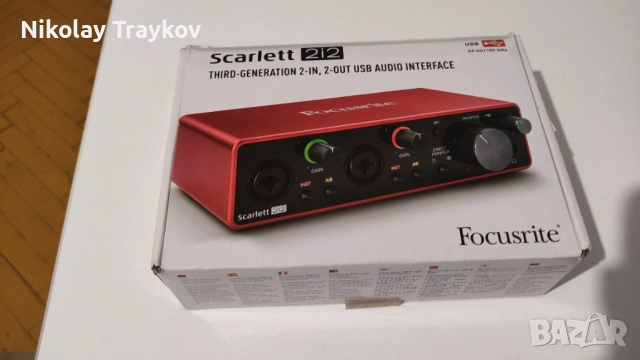 Аудио интерфейс Focusrite Scarlett 2i2 3rd Generation USB