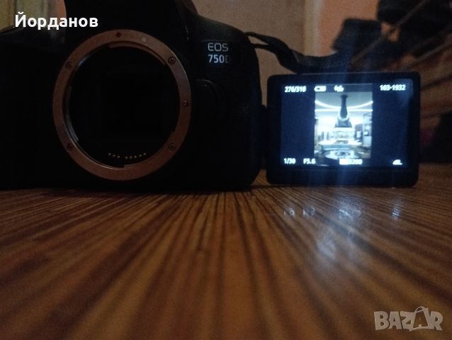 Продавам Канон EOS 750D фотоапарат, снимка 5 - Фотоапарати - 46391546