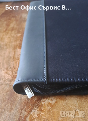 папка за документи синя с цип промазан плат с полиестер Марксман Marksman А4 , снимка 7 - Ученически пособия, канцеларски материали - 52554618