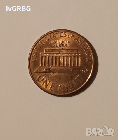 1 цент САЩ 1999 1 цент 1999 Американска монета Линкълн , снимка 3 - Нумизматика и бонистика - 44943504