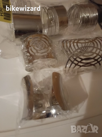 Комплект от 6 гривни за жени неръждаема стомана широки регулируеми НОВИ, снимка 6 - Гривни - 52435861