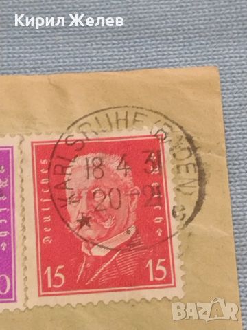 Два стари пощенски пликове с марки и печати Германия за КОЛЕКЦИЯ ДЕКОРАЦИЯ 45920, снимка 9 - Филателия - 46257752