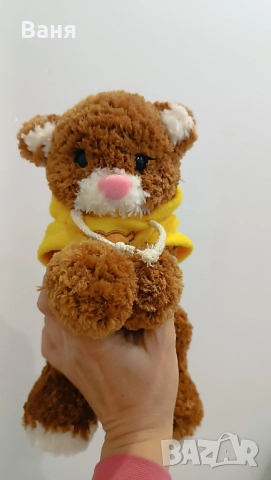 Ръчно плетено мече, снимка 14 - Плюшени играчки - 52260197