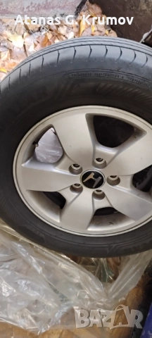 4 лети джанти 16 цола с  летни гуми за ХОНДА, снимка 3 - Гуми и джанти - 52694454