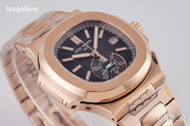 Мъжки часовник Patek Philippe Nautilus 5980 с автоматичен швейцарски механизъм, снимка 5 - Мъжки - 45418382