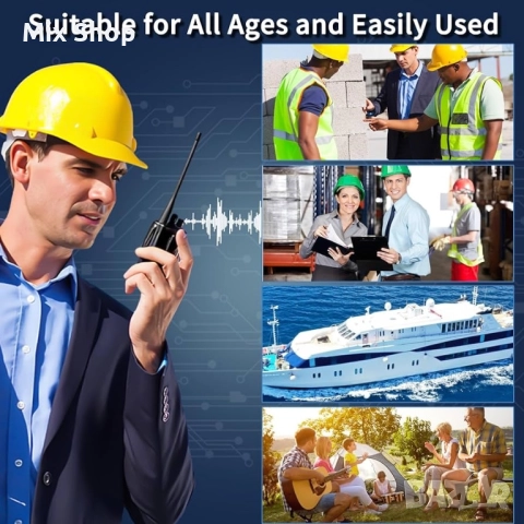 Maxtalker презаредими Walkie Talkies, снимка 5 - Друга електроника - 51919503