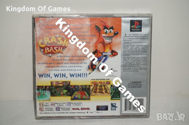 Игра за PS1 Crash Bash, снимка 2 - Игри за PlayStation - 46572405