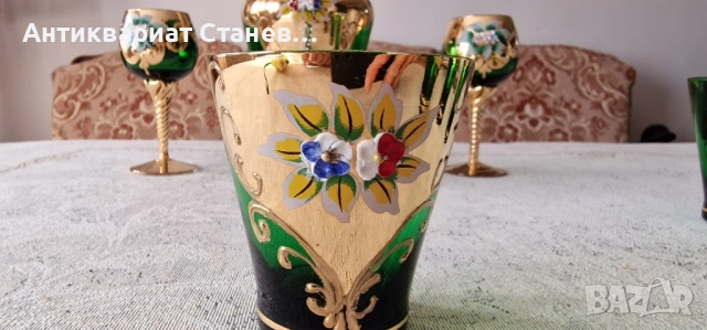 Комплект Bohemia Гарафа + 6 чаши, снимка 18 - Чаши - 51882752