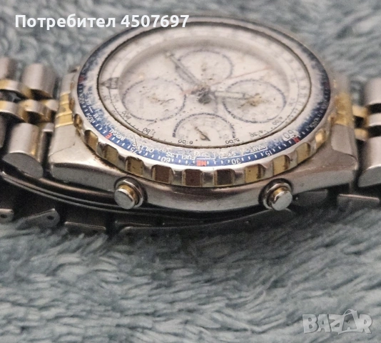 ръчен часовник Seiko Пилотски хронограф , снимка 6 - Мъжки - 53048878