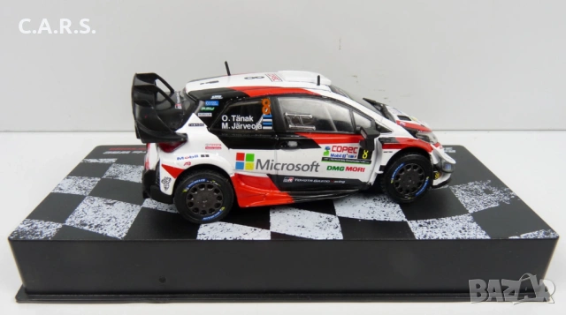 Метална количка Toyota Yaris WRC - Мащаб 1:43 , снимка 5 - Колекции - 53768758