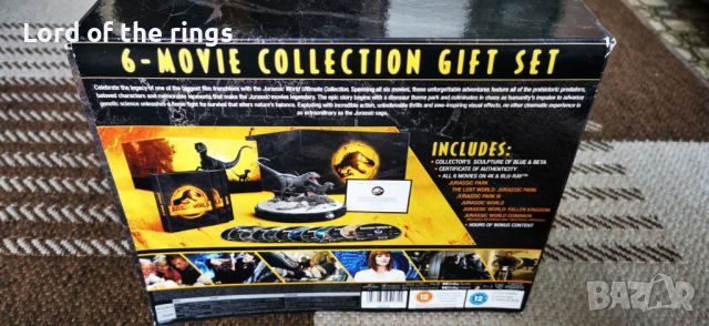 Jurassic World 6-Movie Collection - 4K Blu-ray + Giftset - Колекция Джурасик свят + статуетка, снимка 3 - Blu-Ray филми - 44595879