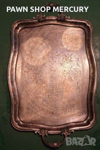 Продавам старинна тава поднос Berndorf Alpacca Silver, 19 век, снимка 5 - Антикварни и старинни предмети - 45483097