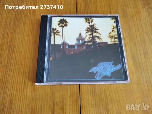 EAGLES - HOTEL CALIFORNIA 14лв оригинален диск, снимка 1 - CD дискове - 47303975