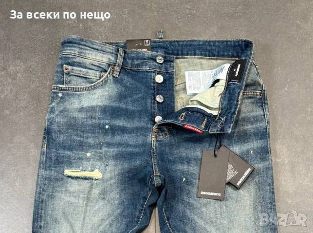 DSQUARED2 Мъжки Сини Дънки Код Mens P.222, снимка 3 - Дънки - 53921998