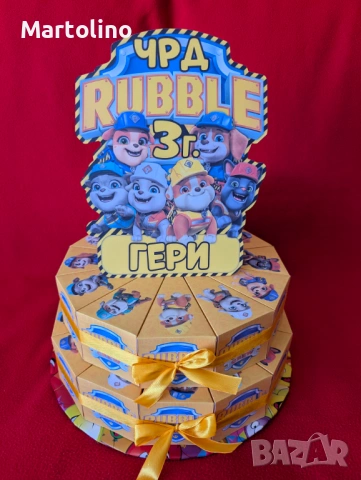 Картонена торта Супер Марио, снимка 12 - Други - 53038113