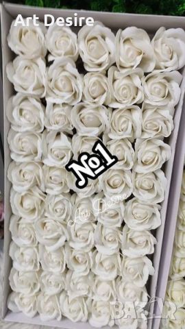 Сапунени рози , снимка 1 - Изкуствени цветя - 46398453