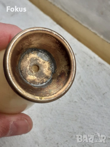 Стара малка ваза амфора оникс бронз, снимка 6 - Антикварни и старинни предмети - 53431409