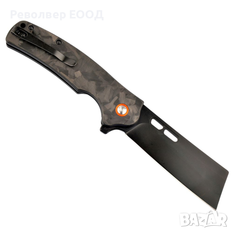 Сгъваем нож Dulotec K261-BK дръжка от G10 с карбоново покритие и D2 стомана, снимка 2 - Ножове - 45007791