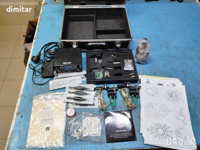 Уред за  татуировки MERCURY в куфар 