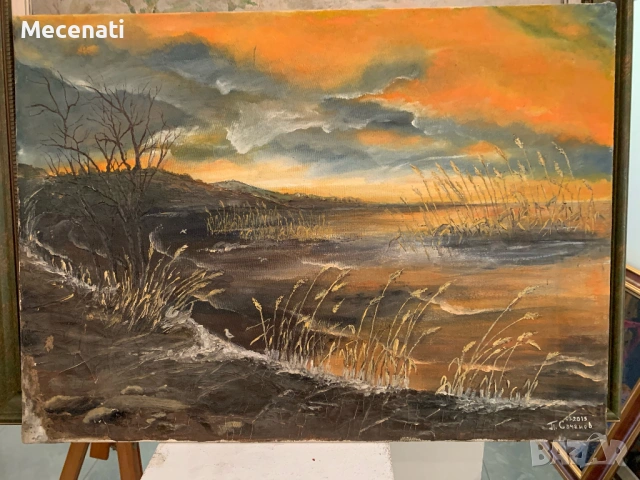 ПЕТЪР СЪЧАНОВ масло/пейзаж