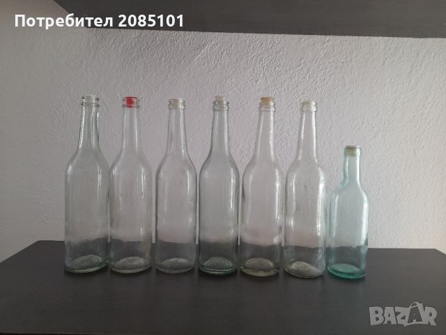 Ретро бутилки с тапи, снимка 1 - Антикварни и старинни предмети - 45253268