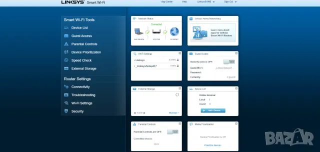 Linksys MR9600 v2 AX6000 Wi-Fi 6 (802.11AX) Рутер, снимка 9 - Рутери - 50173756