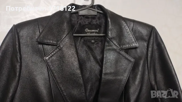 Дамско кожено яке/сако , снимка 2 - Якета - 49988315