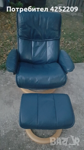 табуретка за крака + стол, снимка 18 - Дивани и мека мебел - 52042694