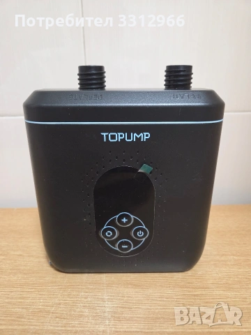 Чисто новаТова е преносима помпа за гуми TOPUMP D11PRO