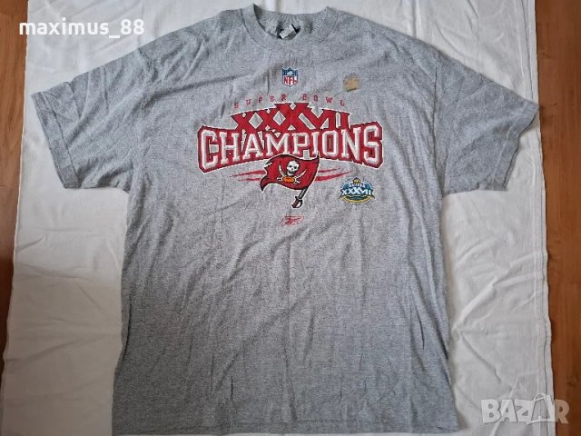 Vintage Tampa Bay Bucs NFL 2003 Super Bowl Champions XXXVII, снимка 1 - Спортни дрехи, екипи - 49576614