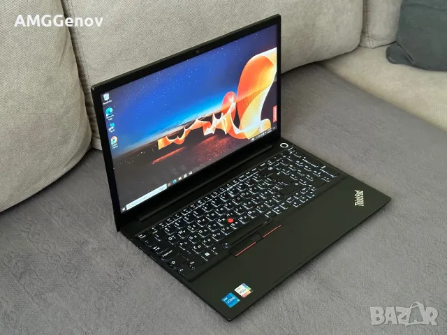 15.6’FHD IPS/i5-1235u/Thinkpad E15 Gen4/16GB DDR4/256GB-Гаранция, снимка 3 - Лаптопи за работа - 47183946