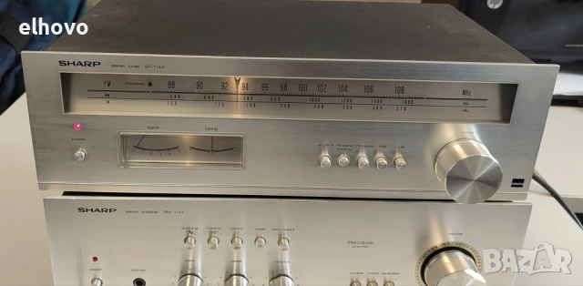 Стерео усилвател, тунер Sharp SM, ST-1144, снимка 2 - Ресийвъри, усилватели, смесителни пултове - 53256564