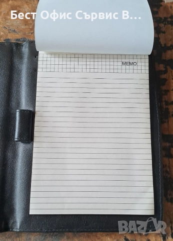 папка луксозна за документи кожена черна Марксман Marksman размер А5, снимка 6 - Ученически пособия, канцеларски материали - 52325929