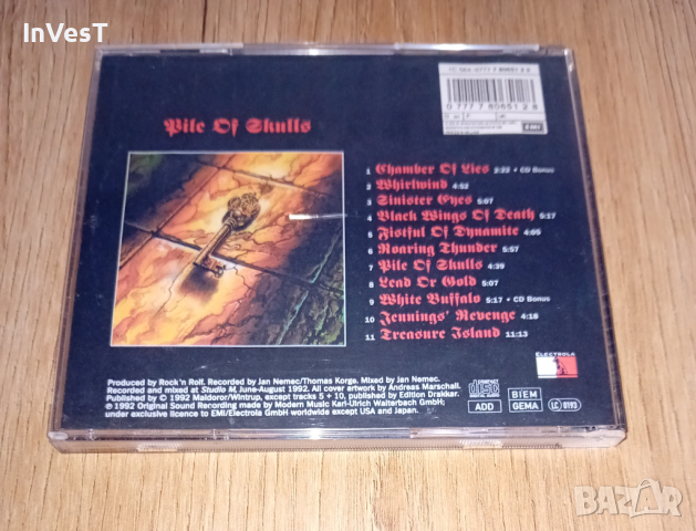 Диск на Running Wild - Pile Of Skulls, снимка 2 - CD дискове - 44948708