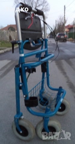 Проходилка сгъваема с една спирачка, снимка 7 - Ролатори - 53671430