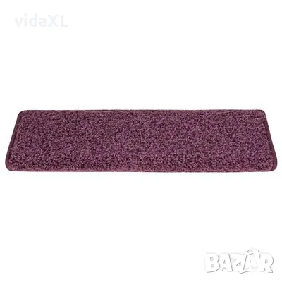 vidaXL Постелки за стъпала, 15 бр, 65x21x4 см, тъмнолилави(SKU:145679), снимка 3 - Други - 48136839