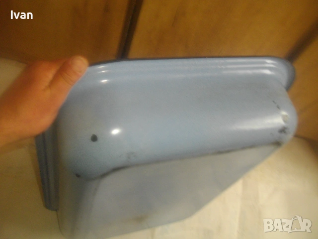 НОВА БЪЛГАРСКА голяма ТАВА ЗА АГНЕ от старото качество на Соц НРБ ЕМАЙЛИРАНА 67см/47см/13см, снимка 16 - Съдове за готвене - 54072378