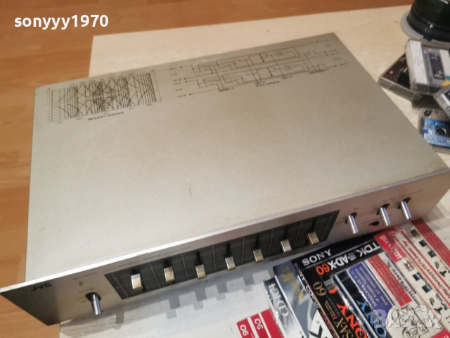 JVC EQUALIZER-MADE IN JAPAN 1203261911LCHERY1, снимка 15 - Ресийвъри, усилватели, смесителни пултове - 53816029