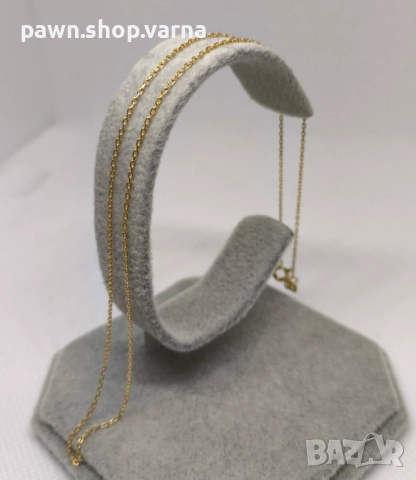 Златна верижка 585 – Елегантна и фина!, снимка 3 - Колиета, медальони, синджири - 52433911