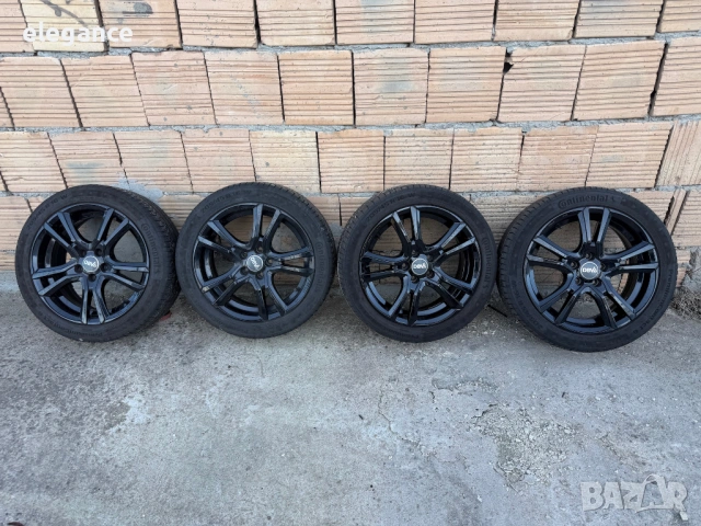 Алуминиеви джанти с летни гуми Continental 5X100 VW AUDI SKODA 16 цола