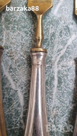 12 броя Сребърни вилици, снимка 6 - Антикварни и старинни предмети - 53493791