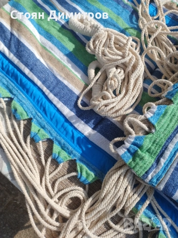 Прекрасен здрав хамак изработка памук ,удобен, допълнително захващане , снимка 2 - Антикварни и старинни предмети - 51614214