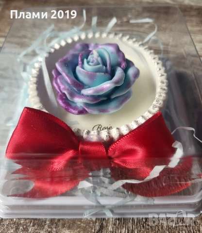 Ръчно изработена керамика с ароматна свещ , снимка 12 - Декорация за дома - 53641335