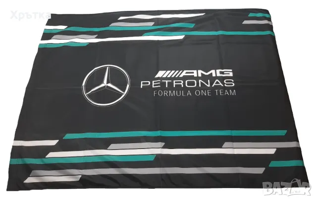 Mercedes-AMG F1 Team Flag - Оригинално знаме , снимка 4 - Други - 50234386