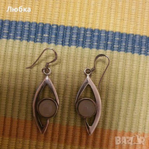 Сребърни обеци