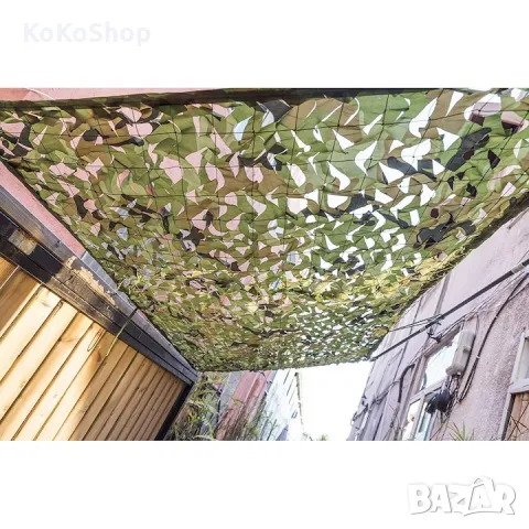Тента "Камуфлаж"-3х2 метра/сенник/тента/, снимка 4 - Градински мебели, декорация  - 49714519