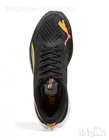 Мъжки маратонки PUMA Velocity Nitro 3 Running Shoes Black, снимка 4 - Маратонки - 49527705