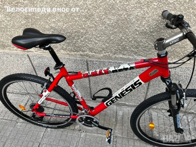 Алуминиев велосипед 26 цола 24 скорости преден амортисьор аиро капли палцови команди много запазено , снимка 9 - Велосипеди - 49780135