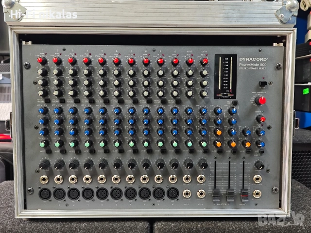 тонколони 12" DYNACORD  C12-2 активен мишпулт професионално стъпало DYNACORD PowerMate 500 , снимка 4 - Ресийвъри, усилватели, смесителни пултове - 54254009