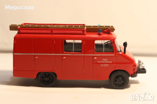 1:50 DEL PRADO OPEL КАМИОН ПОЖАРНА КОЛИЧКА ИГРАЧКА МОДЕЛ, снимка 5 - Колекции - 53691456